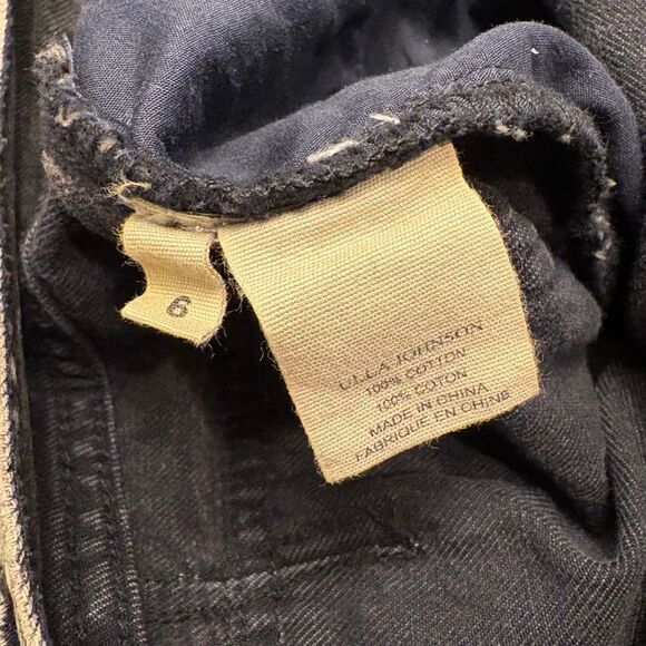 Ulla Johnson Alec Short Acid Wash Denim Jean $325 Size 6 - Picture 8 of 8